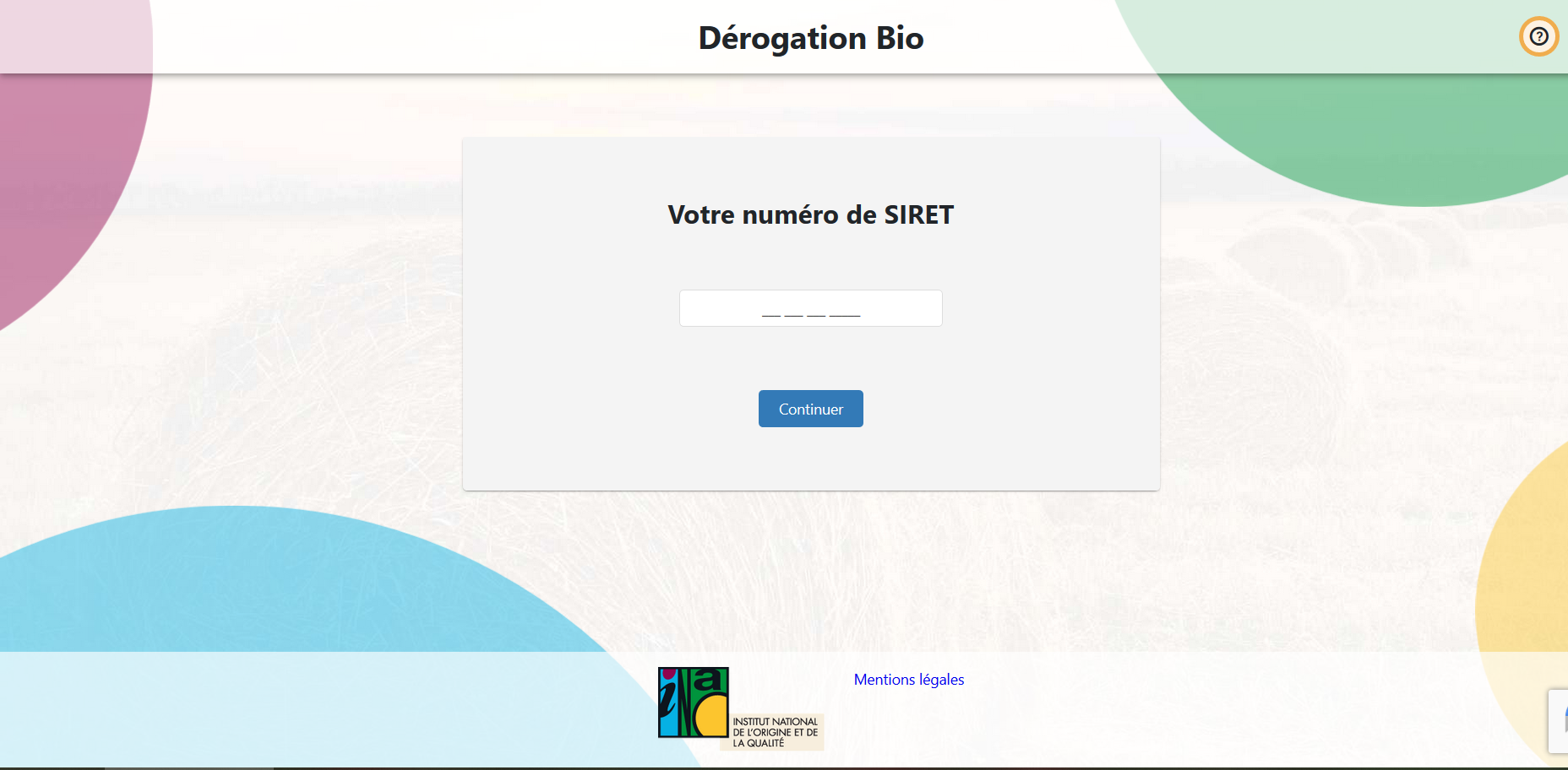 dérogation en ligne agriculture biologique